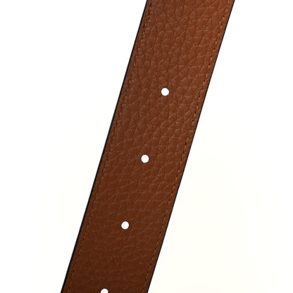 Louis Vuitton Taurillon Calfskin 30mm LV Initiales Reversible Belt 85 34 Black 5 of 5