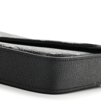 Louis Vuitton Empreinte Pochette Felicie Chain Wallet Black 11 of 12