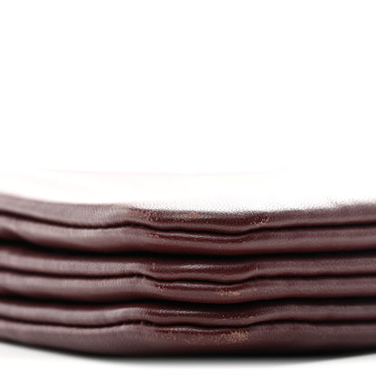 Celine Lambskin Small Trio Crossbody Bag Burgundy 11 of 12