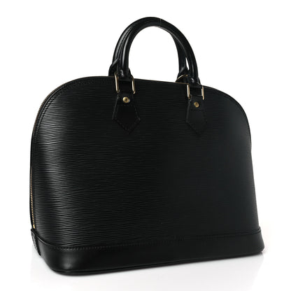 Louis Vuitton Epi Alma PM Black 3 of 8