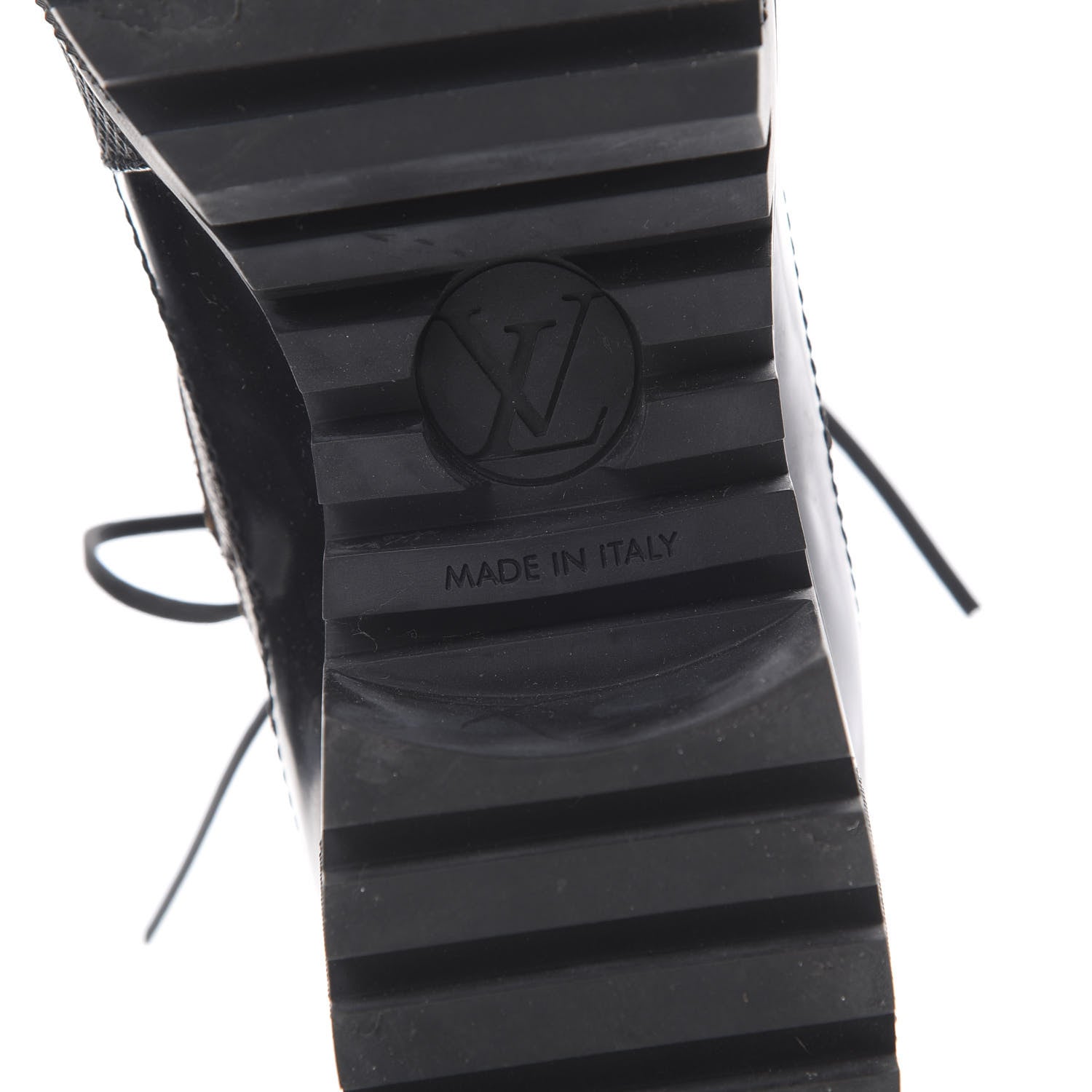 Louis Vuitton Suede Calfskin Monogram World Tour Platform Desert Boots 40 Black 6 of 10