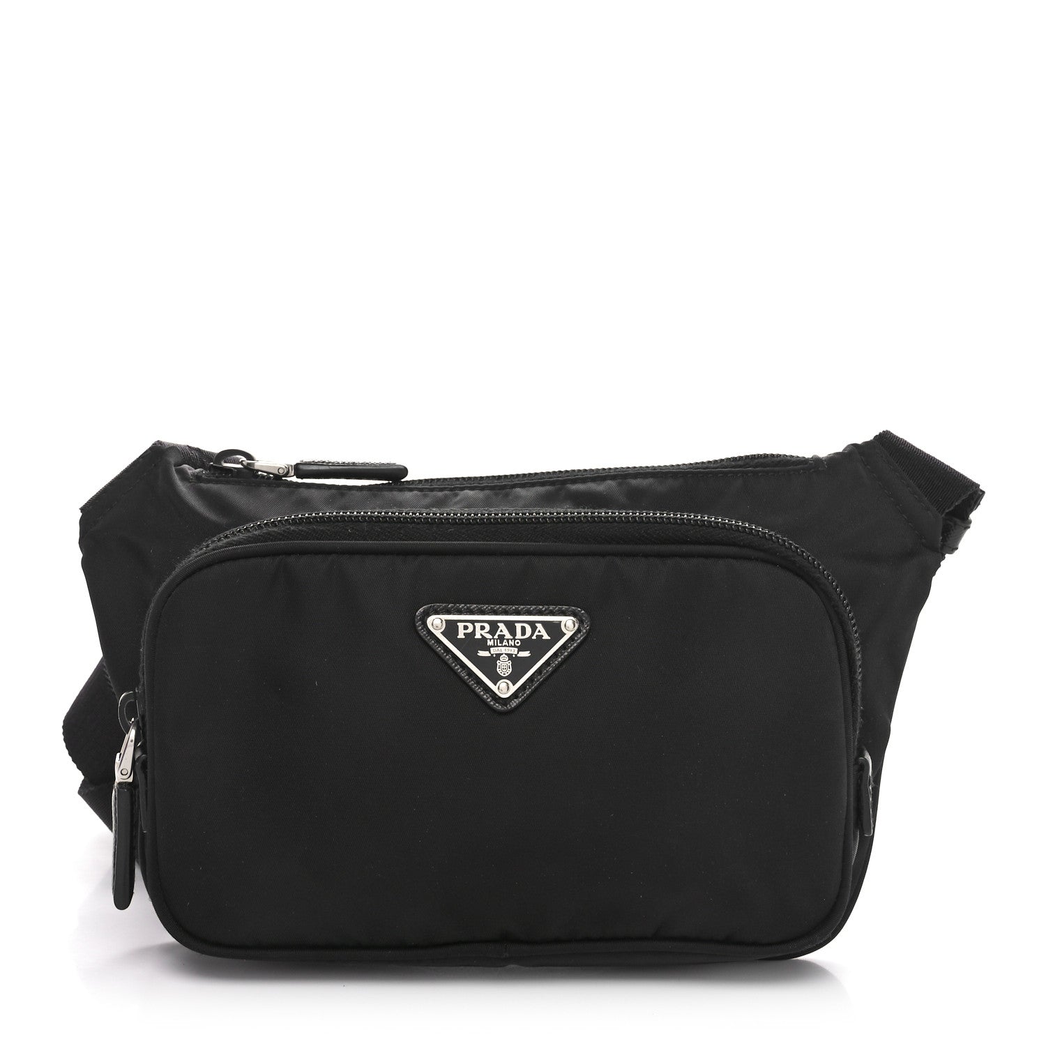 Prada Re-Nylon Saffiano Belt Bag Black 1 of 9