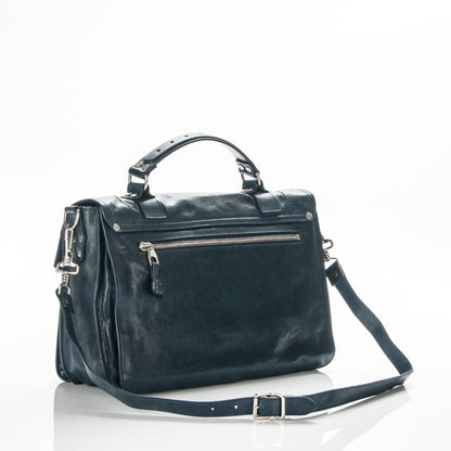 Proenza Schouler Lambskin Medium PS1 Satchel Navy 3 of 9