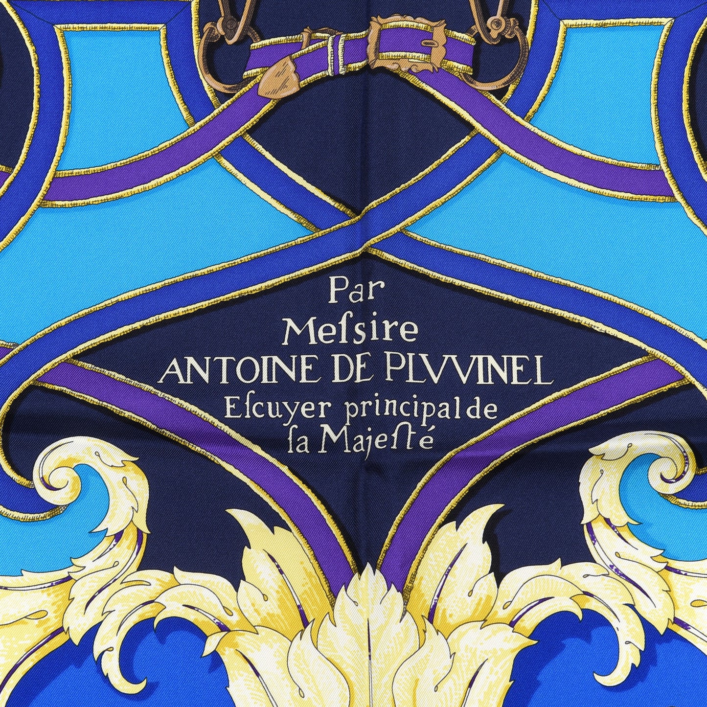 Silk L'Instruction Du Roy Scarf 90