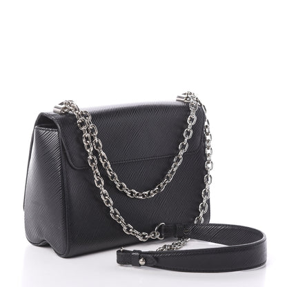 Louis Vuitton Epi Twist Shoulder Bag MM Black 4 of 10