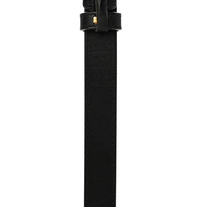 Gucci Calfskin Double G 20mm Belt 80 32 Black 3 of 5
