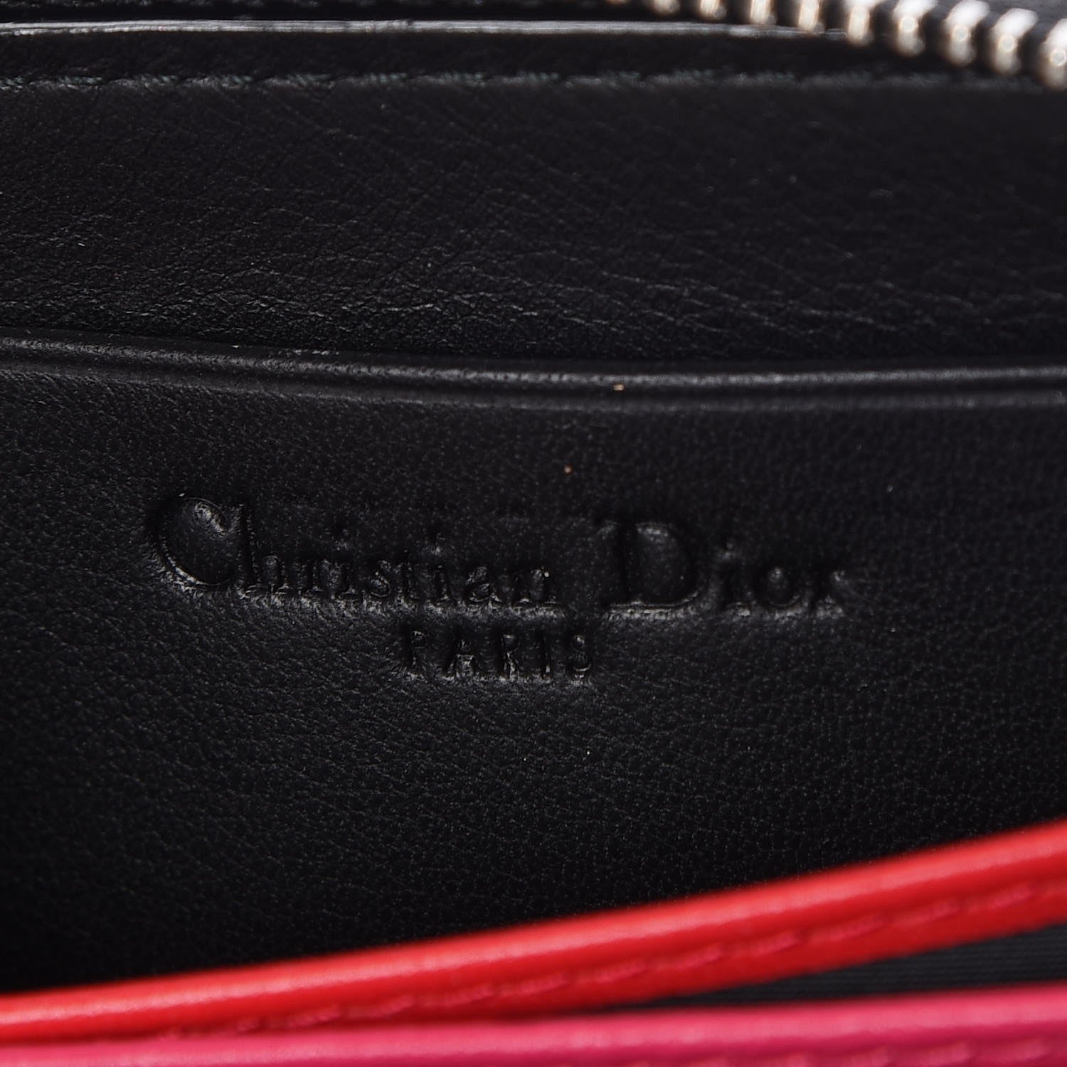 Christian Dior Patent Cannage Lady Dior Multi Card Holder Black 5 of 7