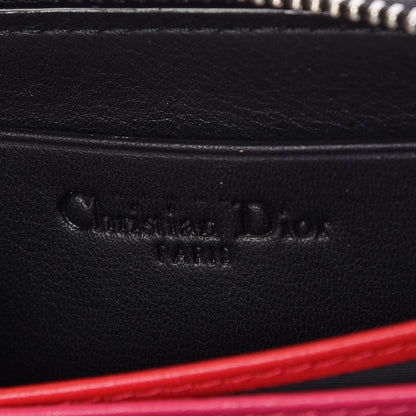 Christian Dior Patent Cannage Lady Dior Multi Card Holder Black 5 of 7
