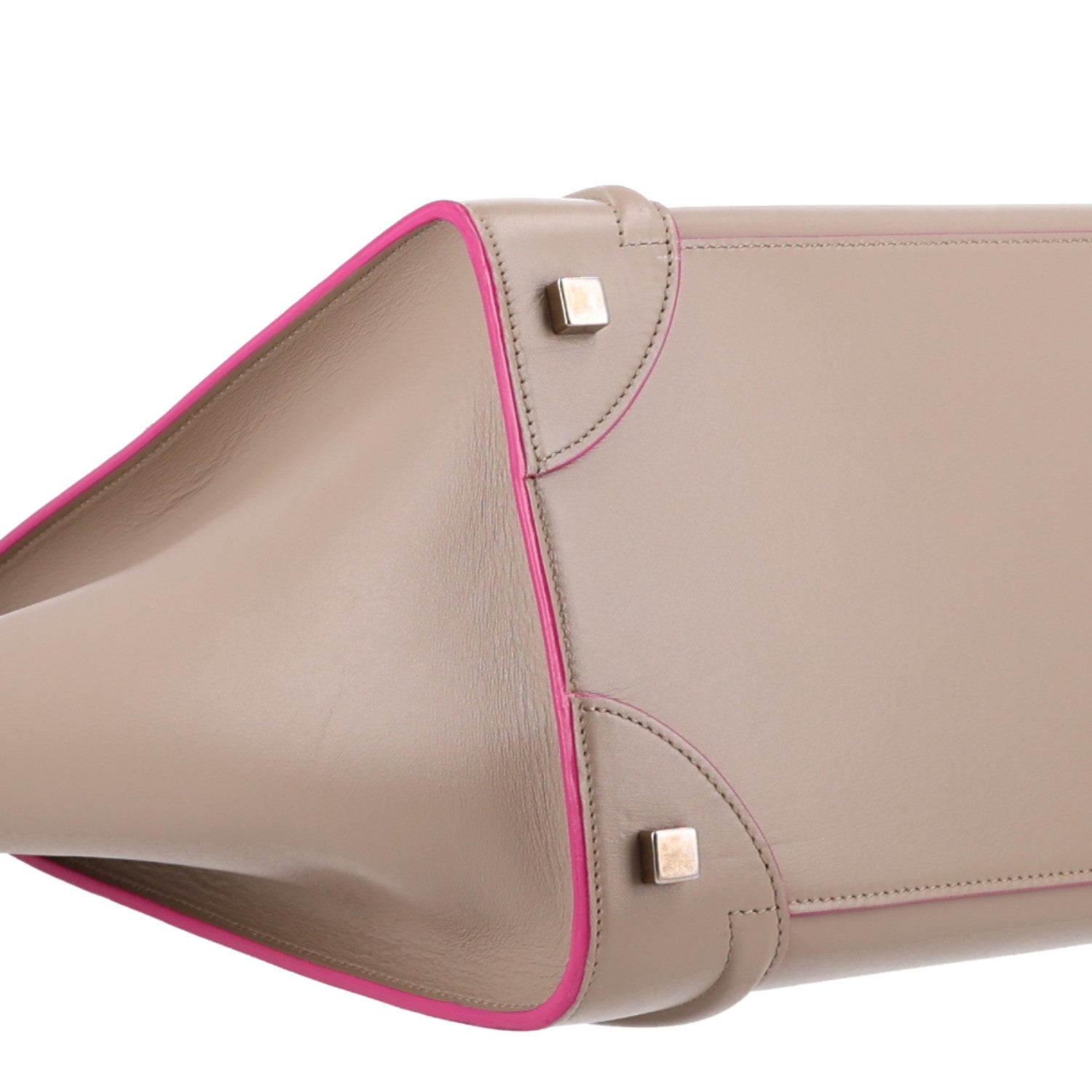 Celine Palmelato Calfskin Mini Luggage Beige 9 of 10