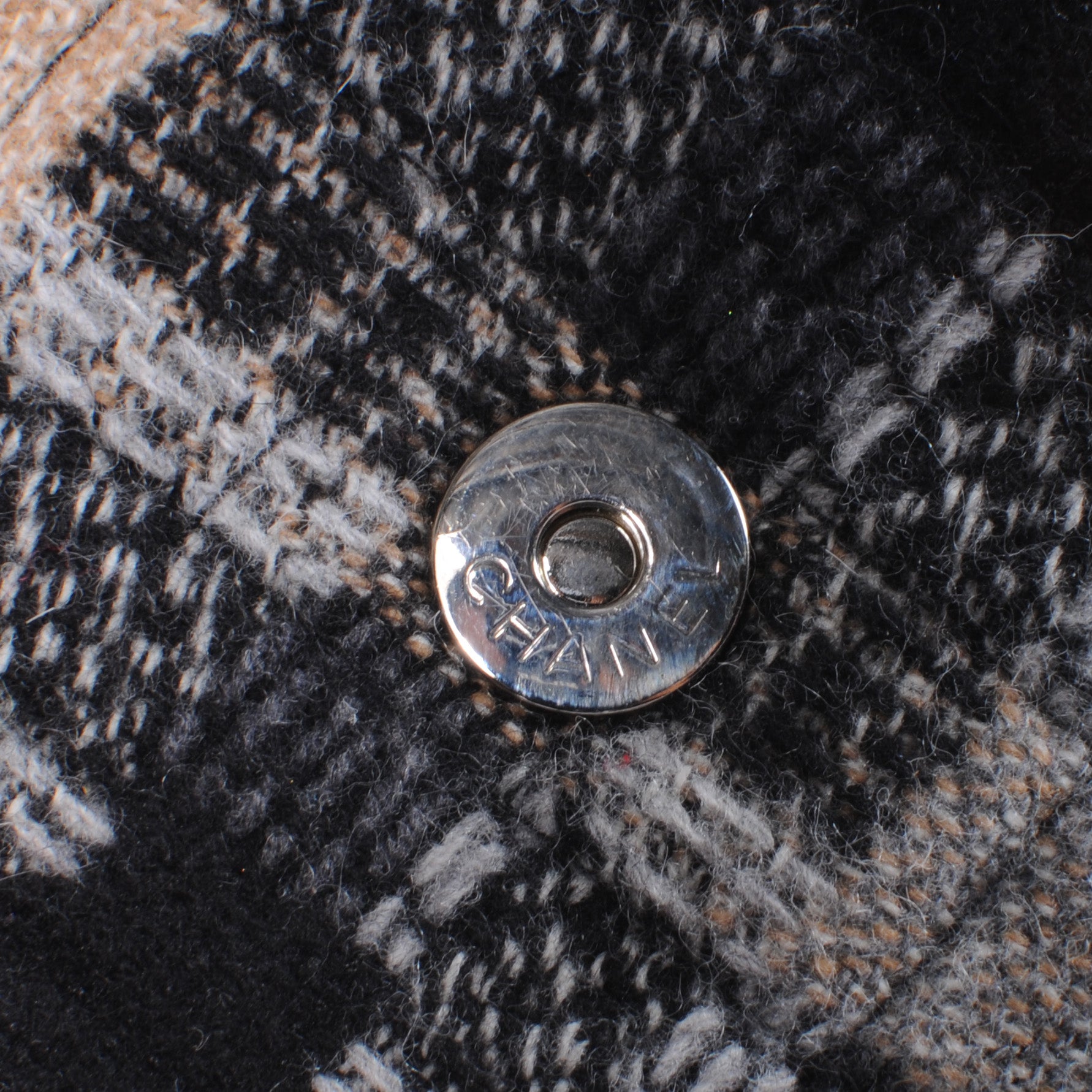 Chanel Woven Tweed CC Flap 7 of 7