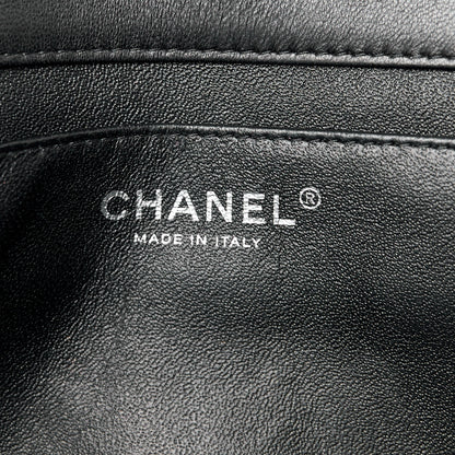 Chanel Lambskin Quilted Clutch with Chain Flap Black 6 of 12