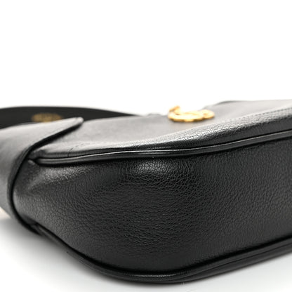 Gucci Goatskin Small Aphrodite Shoulder Bag Black 8 of 9