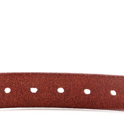 Hermes Toile Natural Bridle Medor Dog Collar S Dark Irish 4 of 7