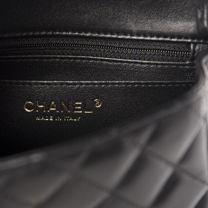 Chanel Lambskin Quilted Mini Square Flap Black 6 of 10