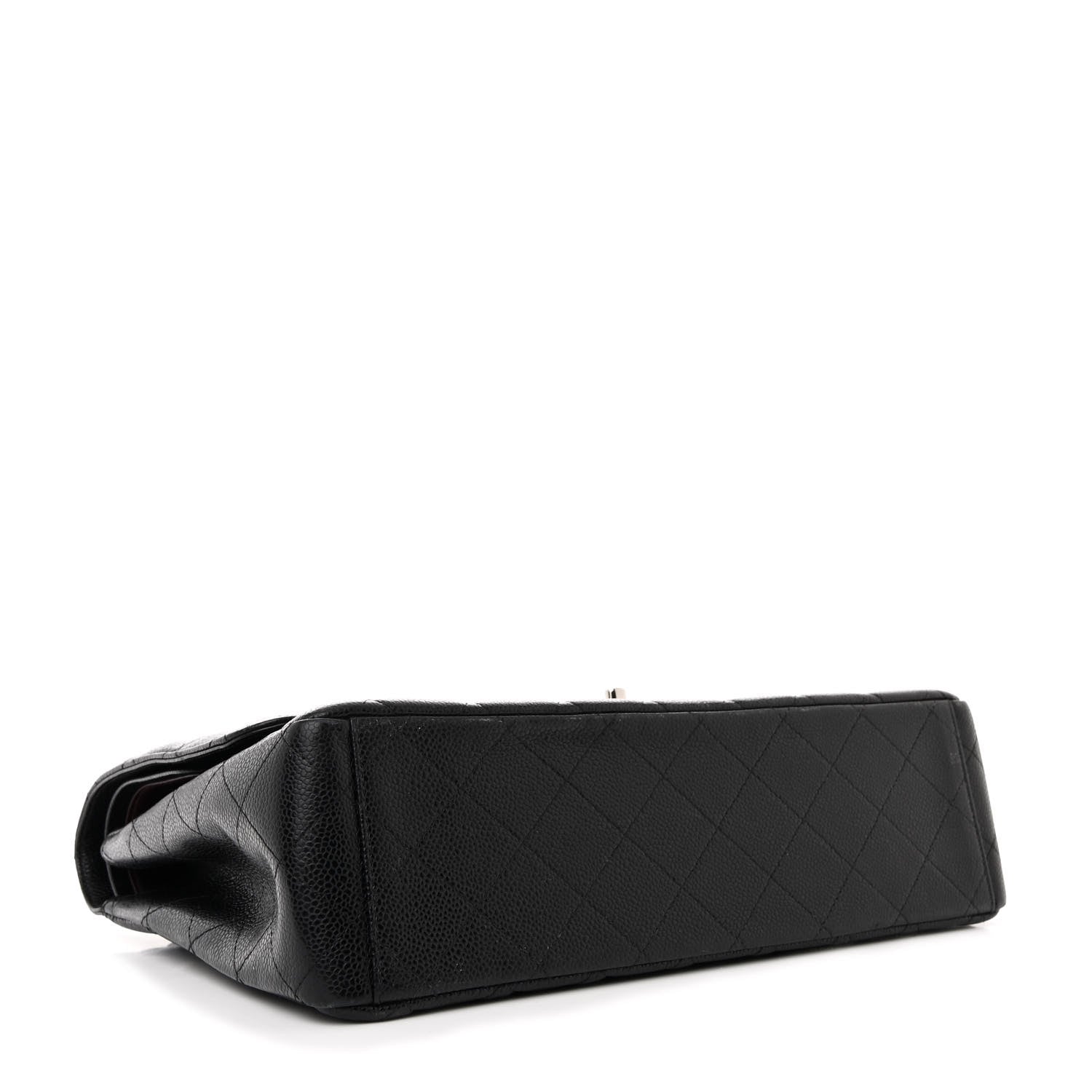 Chanel Caviar Quilted Maxi Double Flap Black 4 of 12