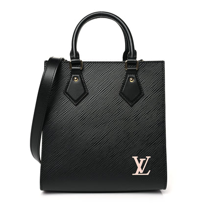 Louis Vuitton Epi Sac Plat BB Black 1 of 9