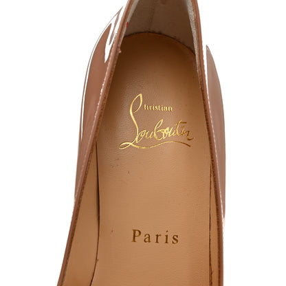 Christian Louboutin Patent Pigalle Follies 85mm Pumps 35 Nude 8 of 12