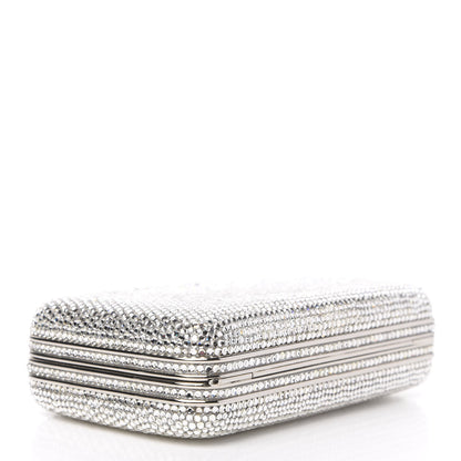 Judith Leiber Crystal Minaudiere Clutch Silver 4 of 9