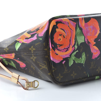 Louis Vuitton Monogram Roses Neverfull MM 6 of 10