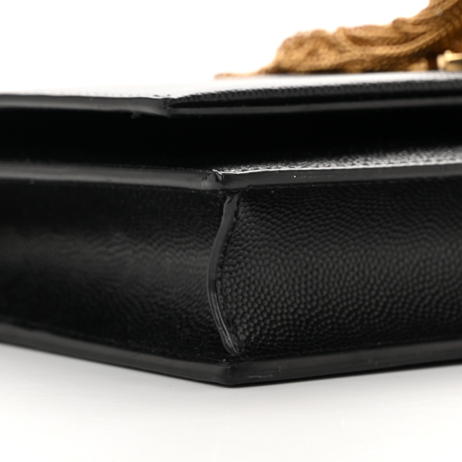 Saint Laurent Grain De Poudre Classic Monogram Kate Tassel Chain Wallet Black 9 of 11