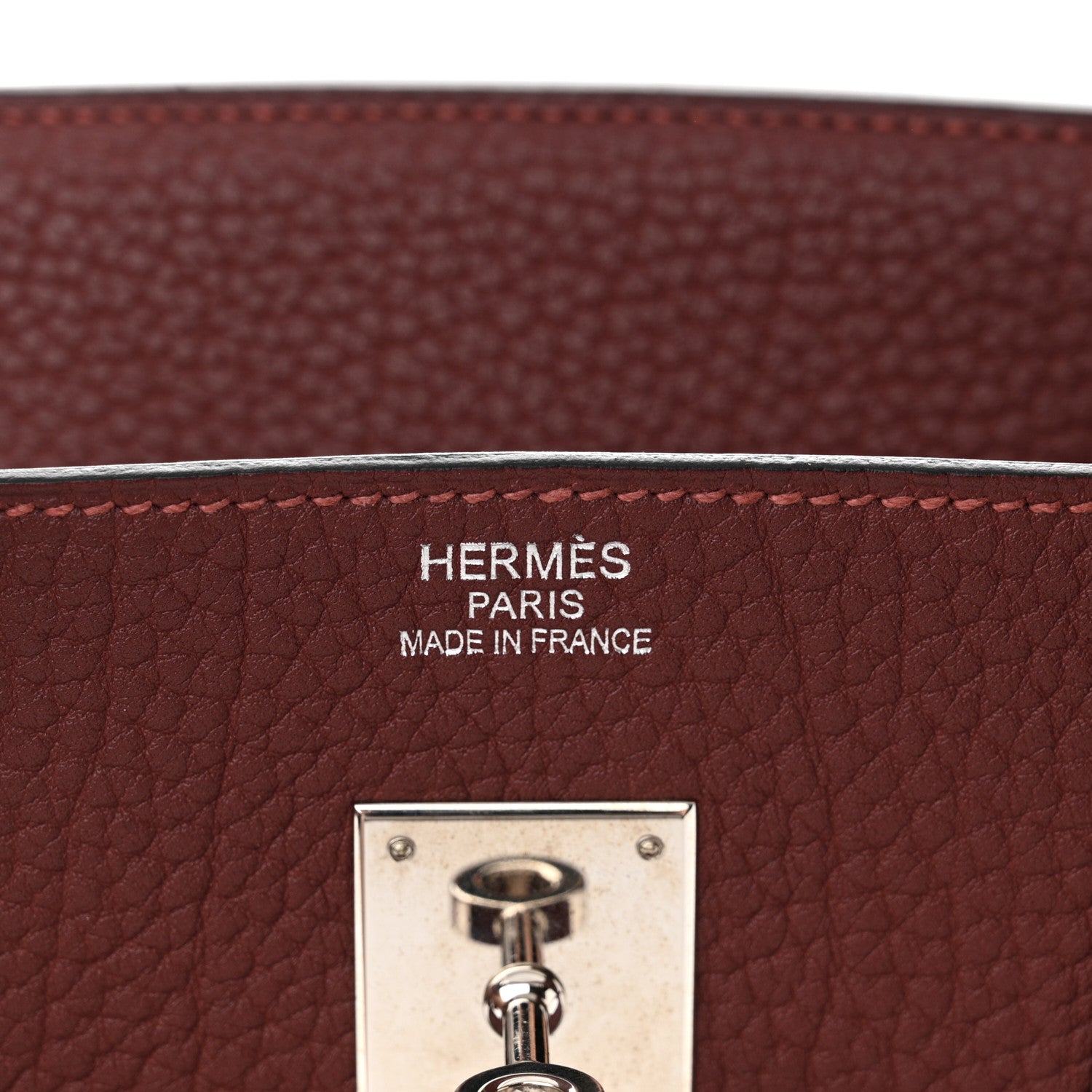 Hermes Fjord Birkin 40 Rouge H 7 of 10