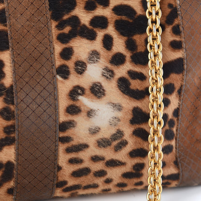 Christian Louboutin Pony Hair Leopard Print Sweet Charity Shoulder Bag Brown 10 of 12