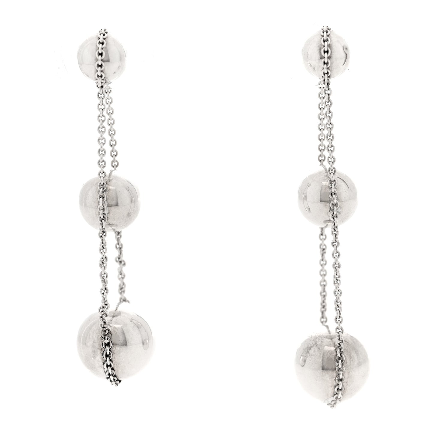 Sterling Silver HardWear Triple Drop Earrings