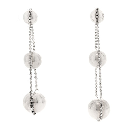 Tiffany Sterling Silver HardWear Triple Drop Earrings 1 of 4
