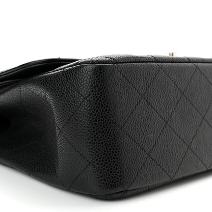 Chanel Caviar Quilted Jumbo Double Flap Black 9 of 10