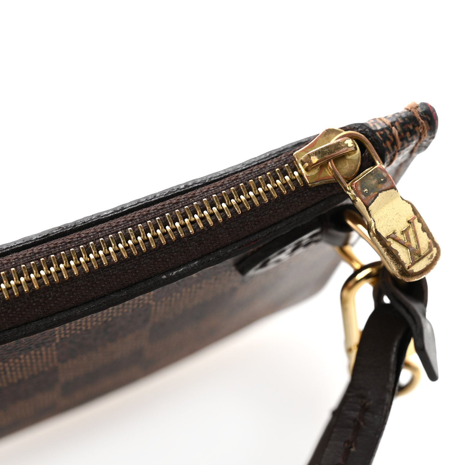 Louis Vuitton Damier Ebene Neverfull MM GM Pochette 8 of 10