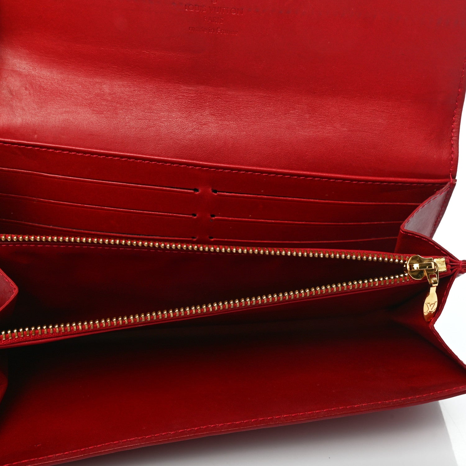 Louis Vuitton Vernis Sarah Wallet Pomme D'Amour 5 of 9