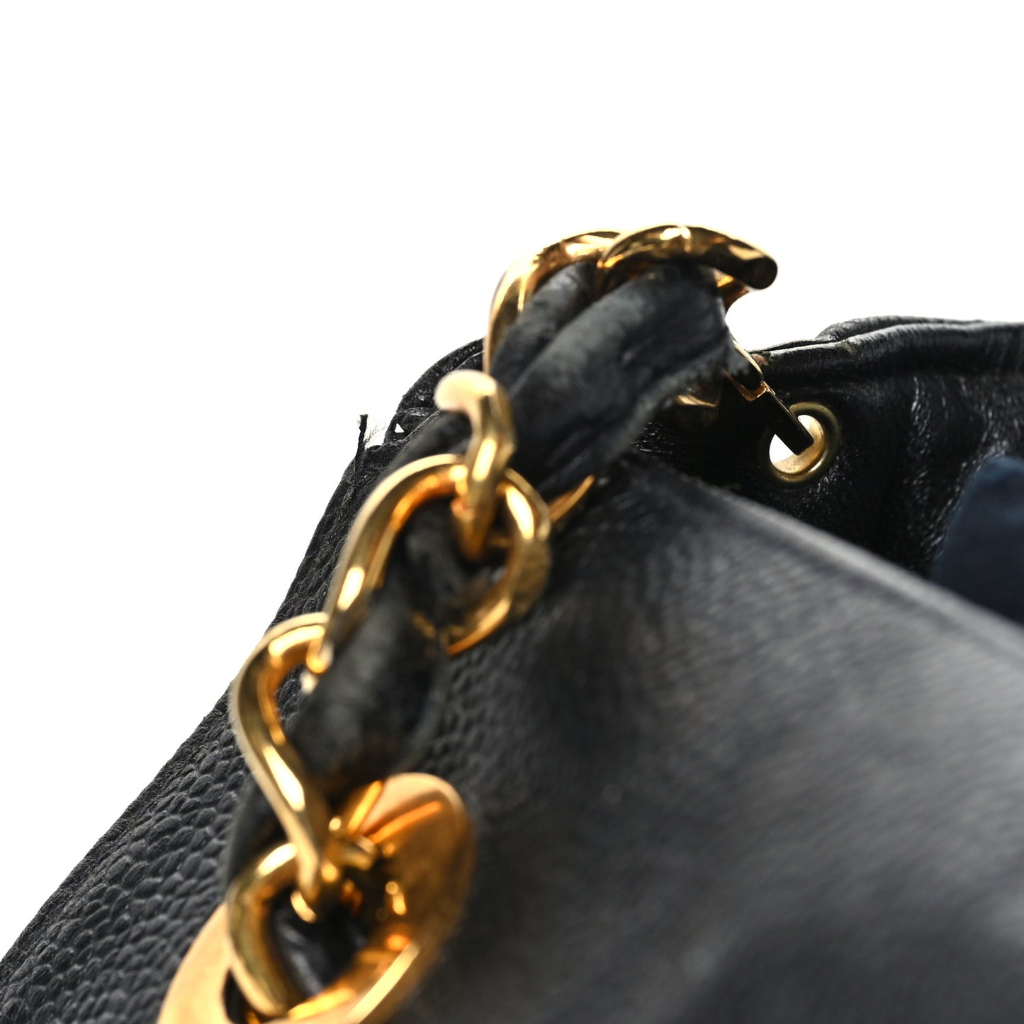 Caviar Quilted XL Single Flap Black