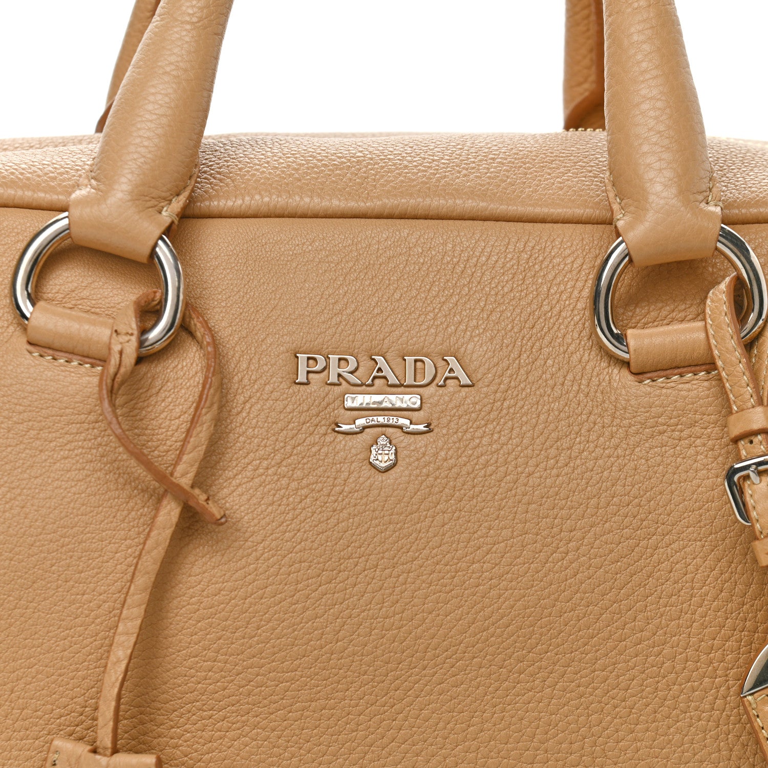 Prada Vitello Daino Satchel Sughero 7 of 13