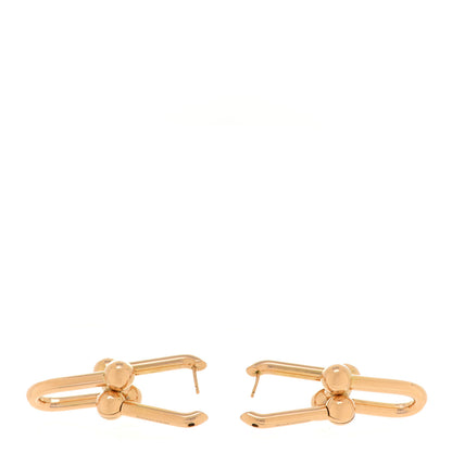 Tiffany 18K Yellow Gold Extra Large HardWear Link Earrings 3 of 5