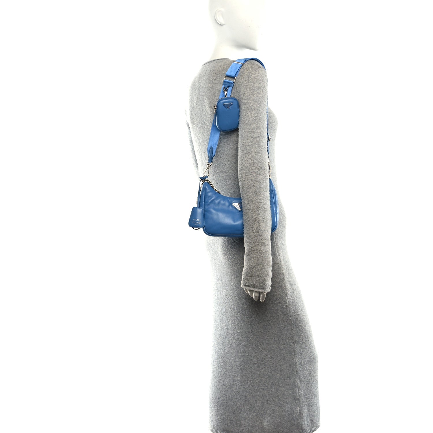 Prada Nappa Soft Padded Re-Edition 2005 Shoulder Bag Onda 1901363