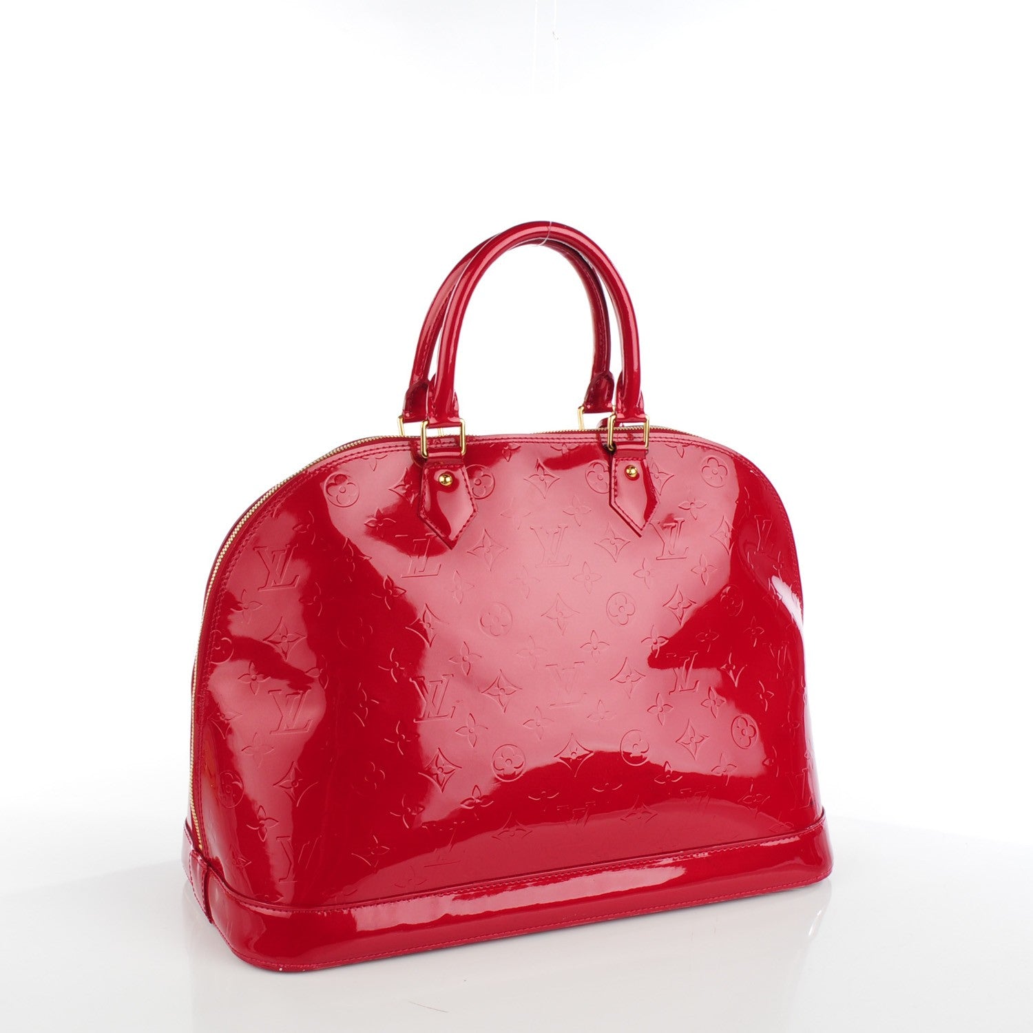 Louis Vuitton Vernis Alma GM Pomme D'Amour 3 of 8
