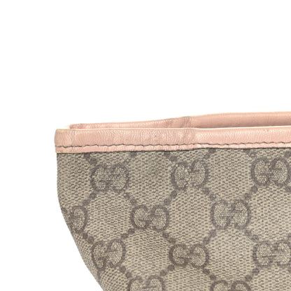 Gucci GG Supreme Monogram Medium Zippered Shopping Tote Pink 6 of 9