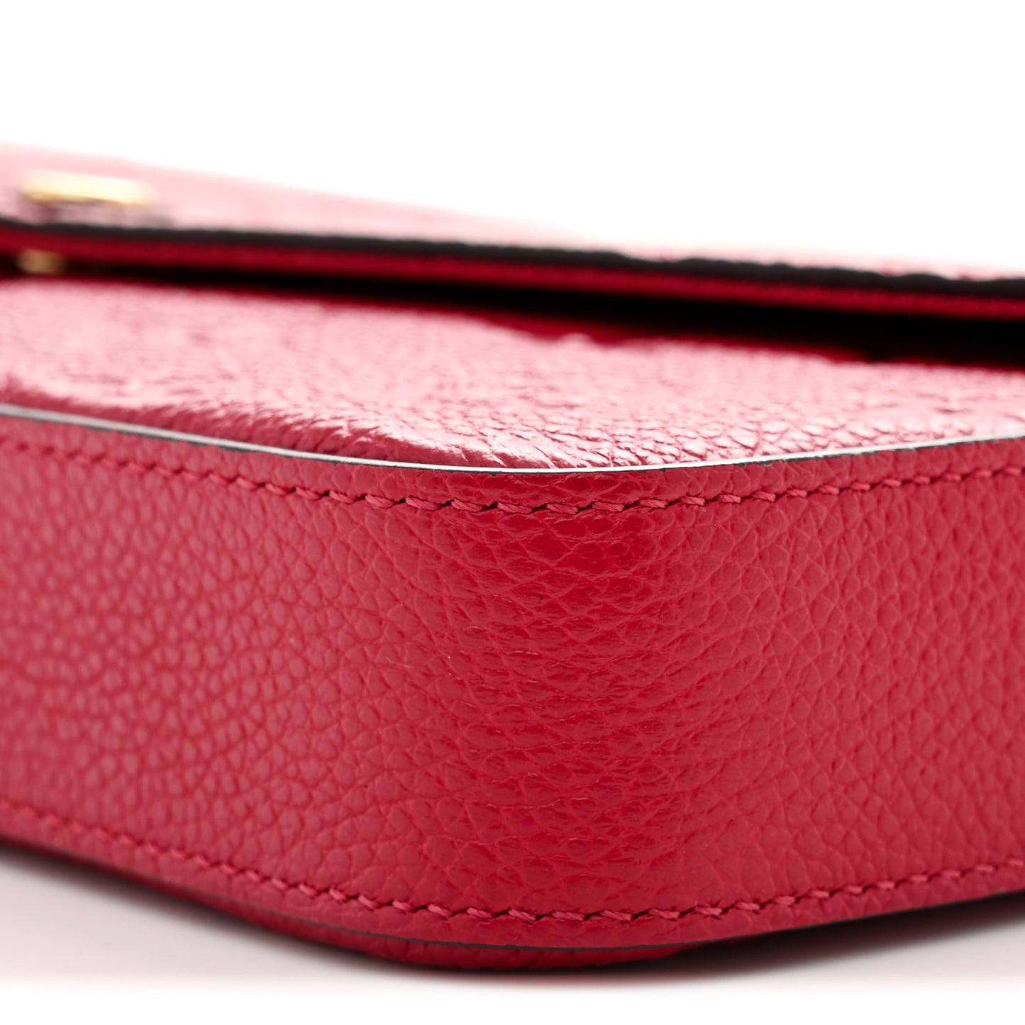 Empreinte Pochette Felicie Chain Wallet Scarlet