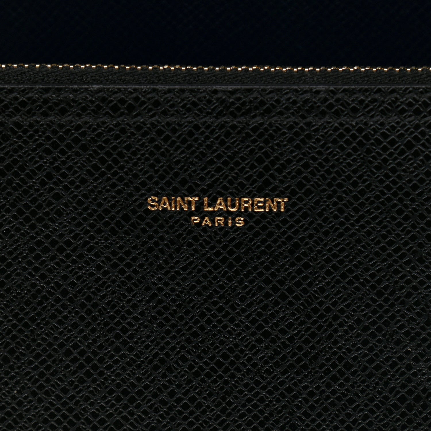 Saint Laurent Calfskin Large Shopping Tote Deep Marine 7 of 13