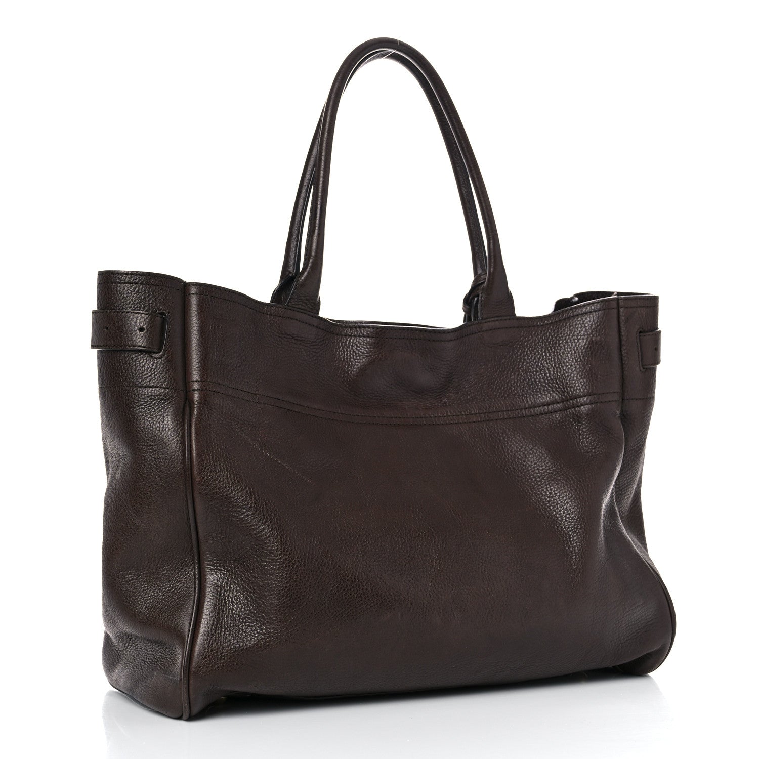 Mulberry Natural Leather Bayswater Tote Chocolate 2 of 21