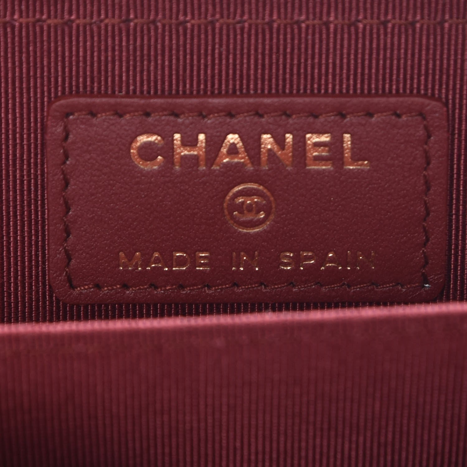 Chanel Caviar Quilted Zip Around Coin Purse Red 6 of 7