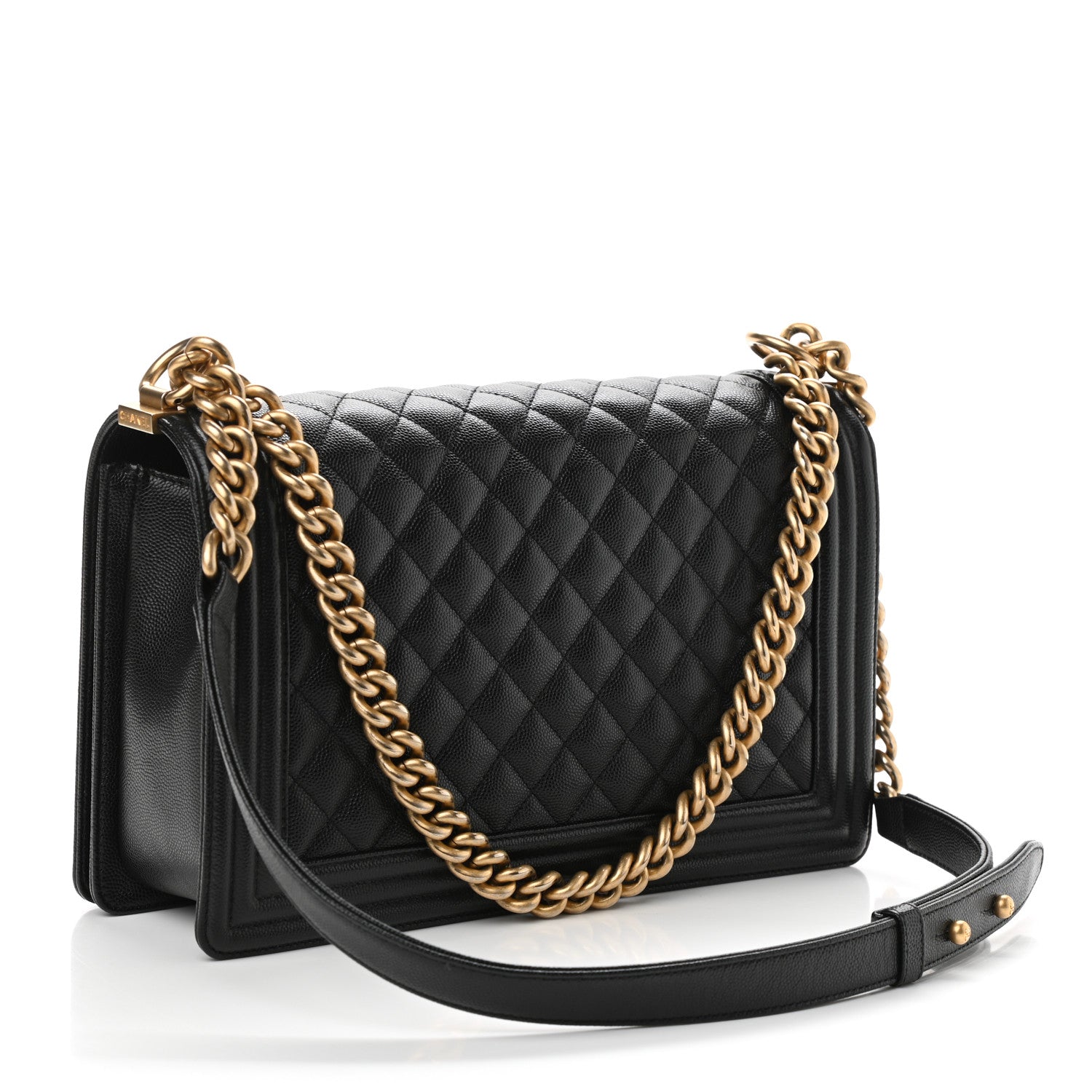 Chanel Caviar Quilted New Medium Boy Flap Black 3 of 11