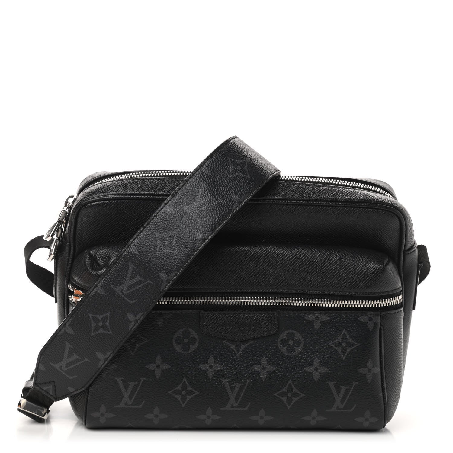 Louis Vuitton Taiga Monogram Eclipse Outdoor Messenger Black 1 of 8