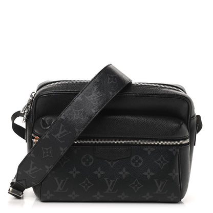 Louis Vuitton Taiga Monogram Eclipse Outdoor Messenger Black 1 of 8