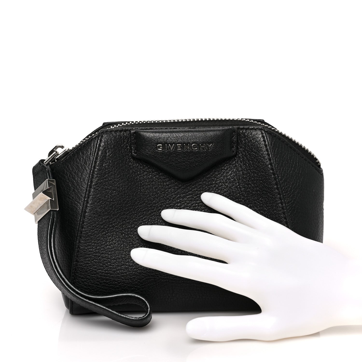 Givenchy Sugar Goatskin Small Antigona Beauty Wristlet Black 2 of 10