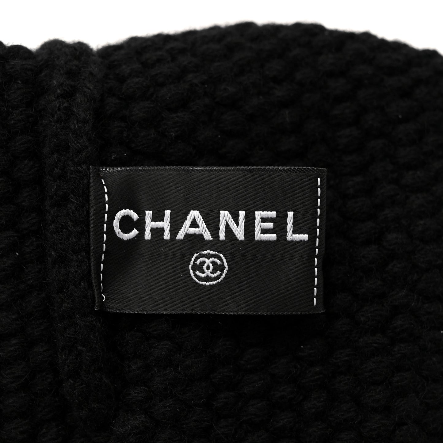 Cashmere CC Beanie Hat Black Pink