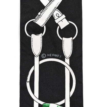 Hermes Silk Jumping Twilly 3 of 4