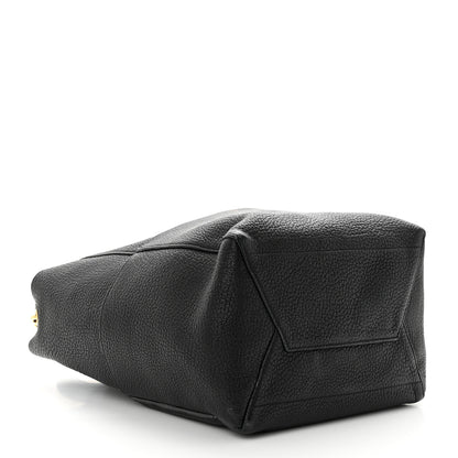 Celine Soft Grained Calfskin Sangle Bucket Bag Black 4 of 12