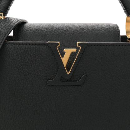 Louis Vuitton Taurillon Capucines BB Black 8 of 12