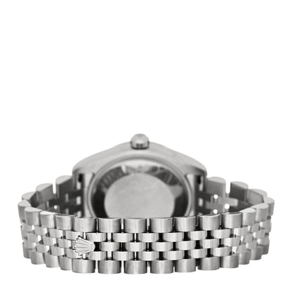 Rolex Stainless Steel 18K White Gold Diamond Mother of Pearl 31mm Oyster Perpetual Datejust Watch 178274 3 of 4